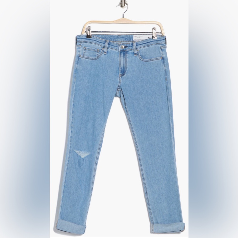 Rag & Bone Low Rise, Slim, Boyfriend Jeans. Size 28 - Picture 3 of 16